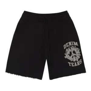 Denim University Sweat Shorts Black