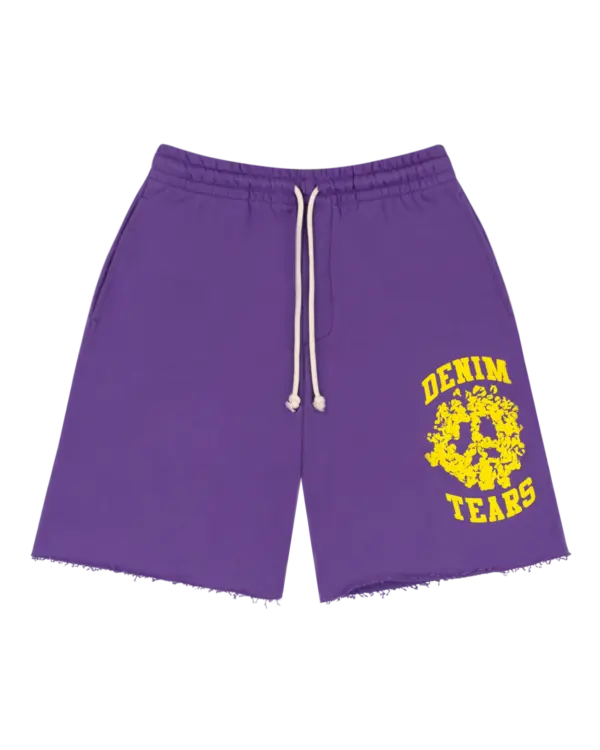 Denim University Sweat Shorts Purple