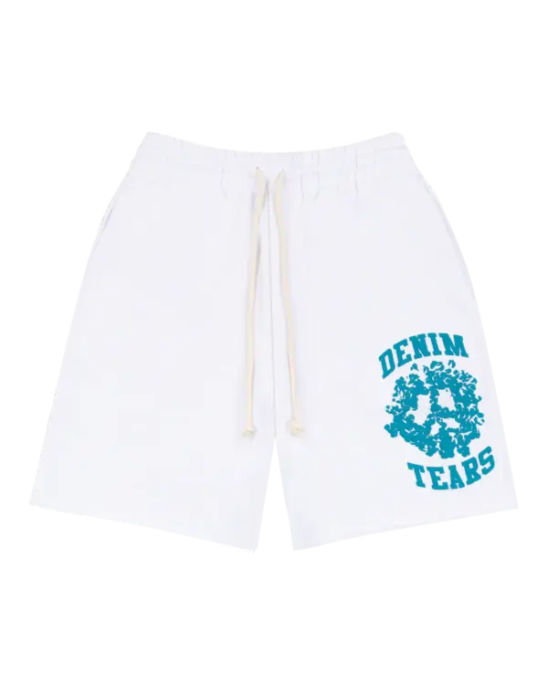 Denim University Sweat Shorts White