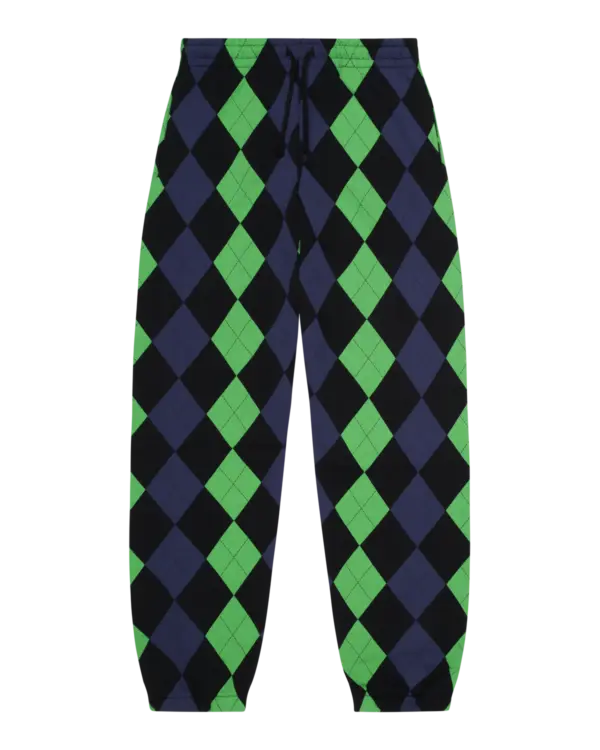 Derby Intarsia Sweatpant Green